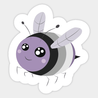 Ace Pride Bee Sticker